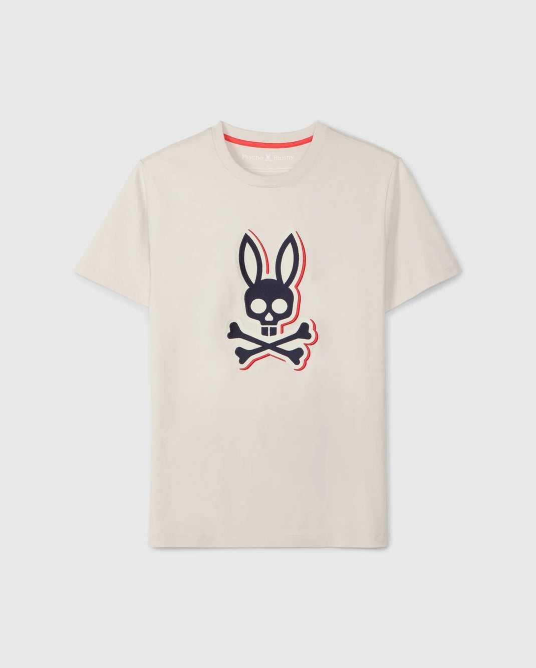 Tees Psycho Bunny Kayden Graphic Tee Beige Homme | DGM-15632526